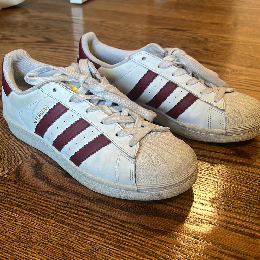 Adidas Superstar white sneakers